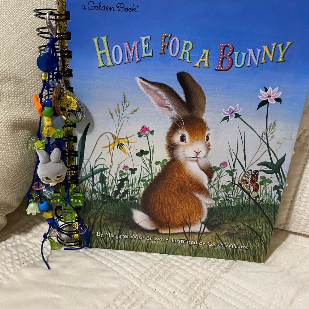 Easter Bunny  Journal/Scrapbook Handcrafted from a Golden Book